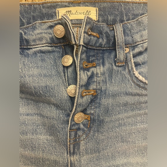 Madewell Cali Demi-Boot Jeans in Dory Wash: Comfort Stretch Edition, size 25 - Picture 8 of 9